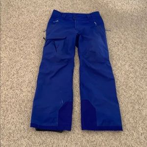 Patagonia Royal blue ski board pants size small
